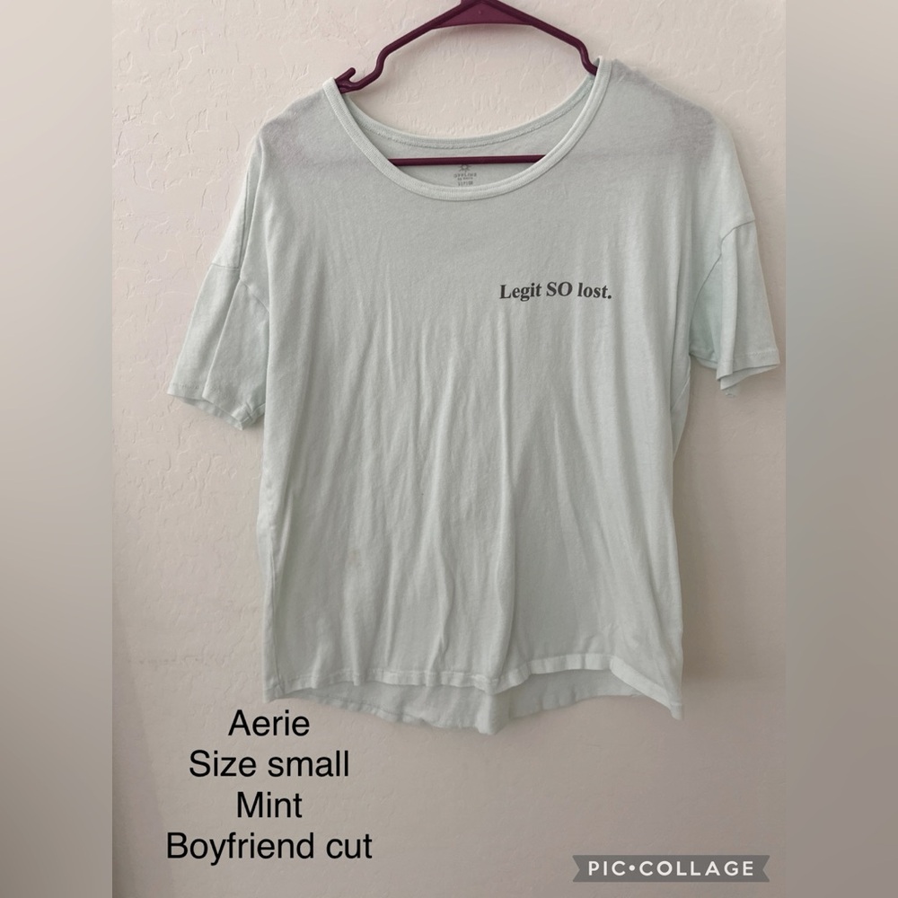 Aerie boyfriend cut shirt size small